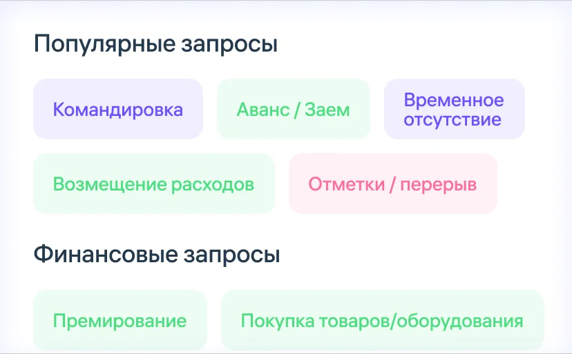 Свыше 30 видов рутинных запросов