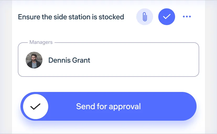 Submission for approval