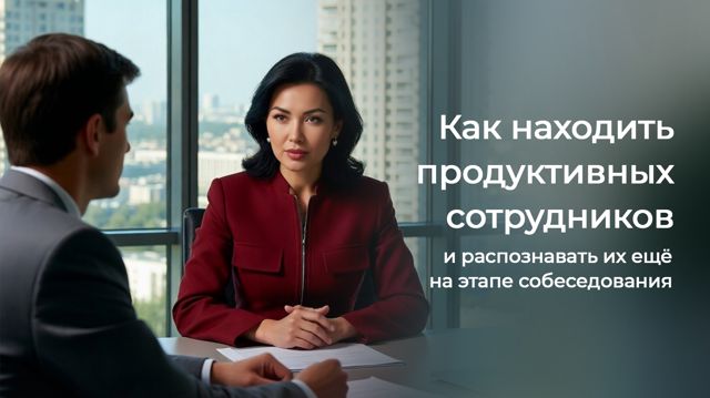 Как находить продуктивных сотрудников и распознавать их ещё на этапе собеседования